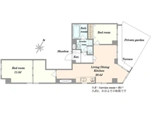 【東京都/世田谷区北沢】ライオンズマンション東北沢 間取り図