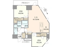 【東京都/新宿区高田馬場】オープンレジデンシア高田馬場 間取り図