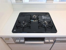 【東京都/墨田区向島】エクレール向島 キッチン：三口コンロ