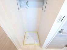 【東京都/墨田区向島】エクレール向島 洗面室：洗濯機置き場