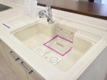 【神奈川県/横浜市旭区中白根】ナイスサンソレイユ横浜鶴ヶ峰 キッチン：シンク