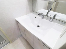 【東京都/東大和市桜が丘】サンクレイドル玉川上水 洗面室：洗面化粧台