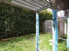 【東京都/東大和市桜が丘】サンクレイドル玉川上水 専用庭：大規模修繕工事中