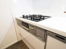 【神奈川県/横浜市保土ケ谷区岩井町】保土ケ谷南パークホームズ キッチン：三口コンロ