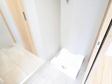 【東京都/稲城市矢野口】矢野口住宅 洗面室：洗濯機置場