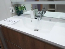 【神奈川県/川崎市麻生区上麻生】新百合ヶ丘パークハウス 洗面室：洗面化粧台