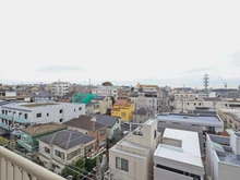 【東京都/目黒区平町】ドルフ都立大 眺望：LDK側バルコニーから