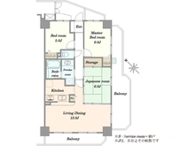【東京都/足立区梅田】ダイアパレス梅島II 間取り図