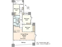 【神奈川県/横浜市緑区上山】ナイスアークステイツ横濱中山 間取り図
