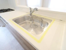 【神奈川県/横浜市栄区鍛冶ケ谷】ローレルスクエア港南台 D棟 キッチン：シンク