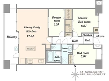 【神奈川県/茅ヶ崎市本村】グラン・コート湘南茅ヶ崎 間取り図