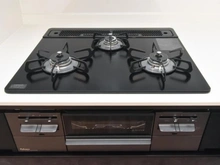 【神奈川県/川崎市多摩区登戸】登戸ハイデンス キッチン：三口コンロ