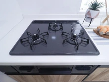 【神奈川県/横浜市都筑区大熊町】オークハイツ大倉山 キッチン：三口コンロ