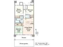 【神奈川県/横浜市旭区白根】レーベン横濱鶴ヶ峰テラス 間取り図