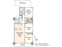 【東京都/多摩市関戸】オリエント丹野マンション聖蹟桜ヶ丘 間取り図