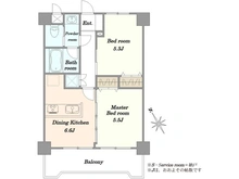 【東京都/多摩市豊ヶ丘】ジョイフル多摩センター第2 間取り図