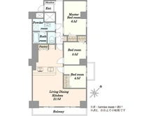 【神奈川県/川崎市多摩区登戸】登戸ハイデンス 間取り図