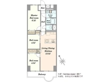 【東京都/八王子市明神町】八王子セントラルマンション 間取り図