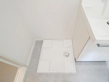 【神奈川県/川崎市多摩区長沢】生田グリーンハイツ 洗面室：洗濯機置き場