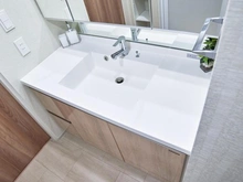 【東京都/調布市染地】シティテラス多摩川C棟 洗面室：洗面ボール