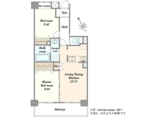 【東京都/八王子市明神町】ネオハイツ八王子明神町 間取り図