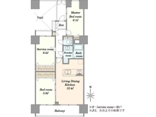 【東京都/八王子市追分町】朝日八王子マンション 間取り図