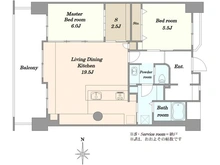 【東京都/多摩市永山】ライオンズガーデン多摩永山 間取り図