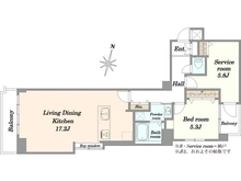 【東京都/豊島区千早】キャッスルマンション千早町 間取り図