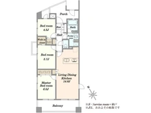 【東京都/大田区羽田】グランイーグル羽田II 間取り図