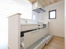 【東京都/多摩市落合】カインドステージ多摩センター キッチン：収納