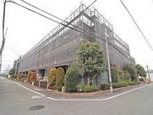 【東京都/府中市四谷】ルイシャトレ府中フェアリーコート 外観：大規模修繕工事中