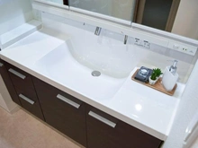 【東京都/府中市四谷】ルイシャトレ府中フェアリーコート 洗面室：洗面ボール