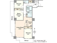 【神奈川県/藤沢市辻堂新町】パークグランディ湘南辻堂 間取り図