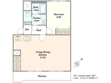 【神奈川県/川崎市宮前区南平台】平住宅 2号棟 間取り図