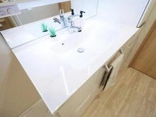 【神奈川県/横浜市栄区上郷町】港南台プリンスハイツ 5号館 洗面室：洗面ボール