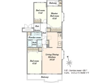 【神奈川県/横浜市栄区上郷町】港南台プリンスハイツ 5号館 間取り図