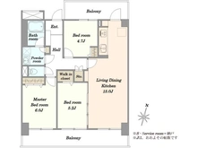 【神奈川県/海老名市杉久保北】南えびな杉久保サンパルク650A街区2号 間取り図