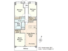 【神奈川県/藤沢市辻堂】ライオンズマンション湘南辻堂第2 間取り図