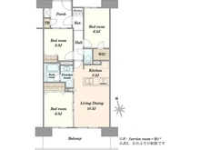 【神奈川県/藤沢市本藤沢】ロータリーパレス藤沢 間取り図
