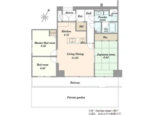 【東京都/八王子市明神町】エクセレンス八王子 間取り図