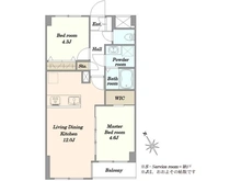 【東京都/世田谷区野毛】ライオンズマンション上野毛第3 間取り図