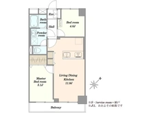 【東京都/北区浮間】サンシュウ浮間コーポ 間取り図