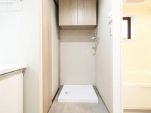 【神奈川県/川崎市幸区小倉】パークシティ新川崎 東三番街 F棟 洗面室：洗濯機置き場