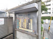 【神奈川県/横浜市港北区大豆戸町】大倉山第二コーポラス 案内板