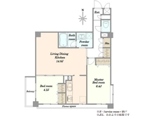 【東京都/小金井市梶野町】ウイングヒルズ東小金井 間取り図