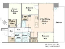 【神奈川県/藤沢市片瀬海岸】クリオ湘南江ノ島グランマーレ 間取り図