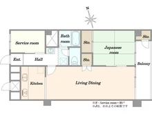 【東京都/狛江市和泉本町】豊栄狛江マンション 間取り図