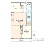【神奈川県/川崎市宮前区犬蔵】たまプラーザハイム 間取り図