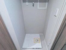 【東京都/板橋区坂下】中銀第二城北パークマンシオン 廊下：洗濯機置き場
