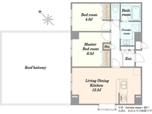【神奈川県/横浜市港南区日野中央】藤和ライブタウン洋光台 間取り図